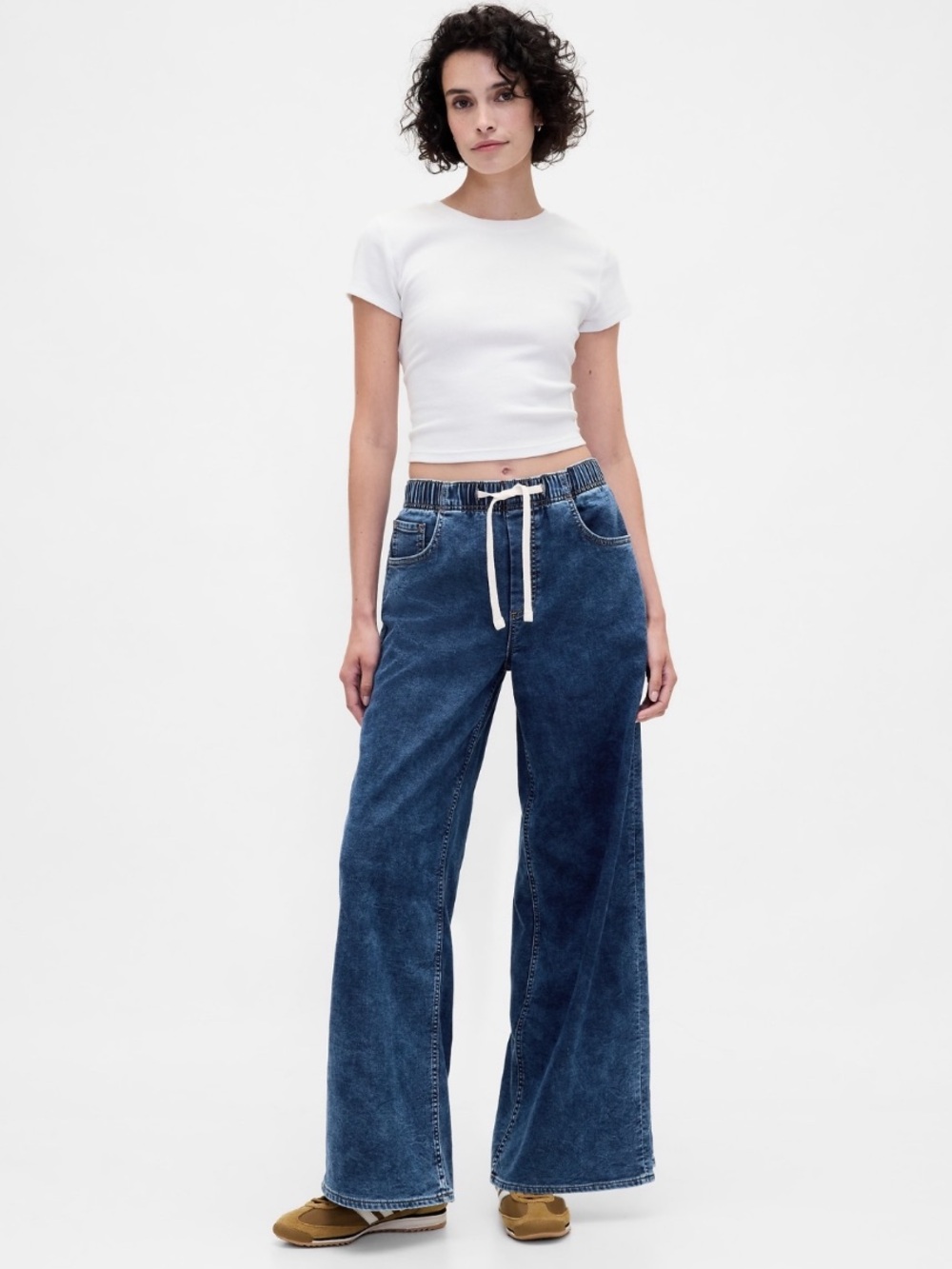Gap Knit Denim Baggy Jeans